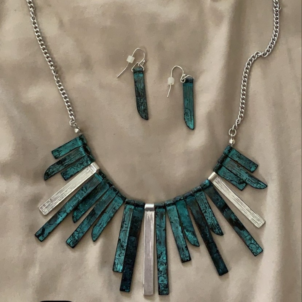 Silver & turquoise Necklace